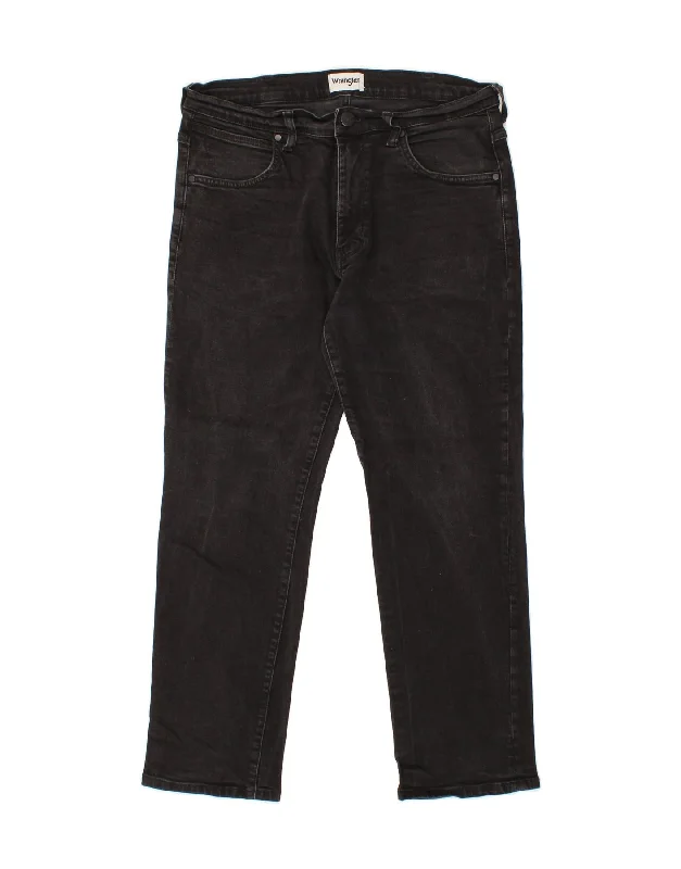 Warm Sweaters WRANGLER Mens Straight Jeans  W34 L29 Black