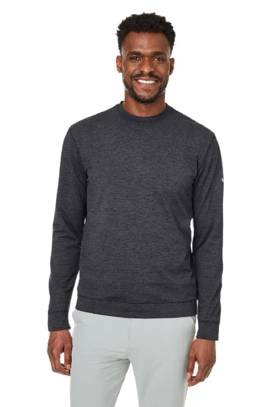 Modern Basics Puma Mens Cloudspun Moisture Wicking Crewneck Sweatshirt - Heather Black Modern Basics Puma Mens Cloudspun Moisture Wicking Crewneck Sweatshirt - Heather Black