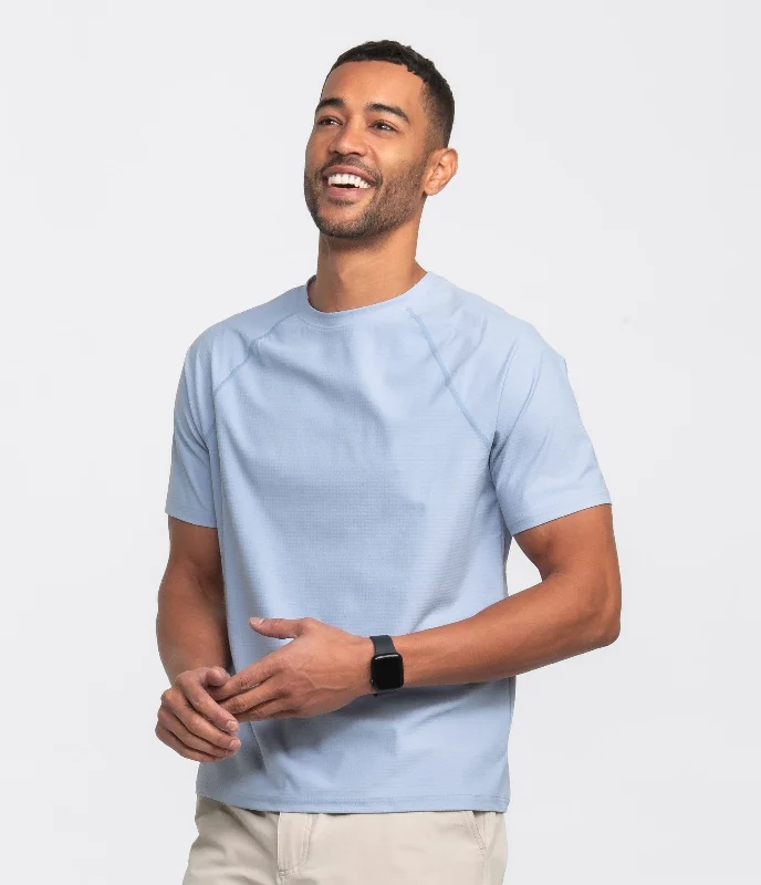 Active Styles Next Level Performance Tee SS - Dusty Blue